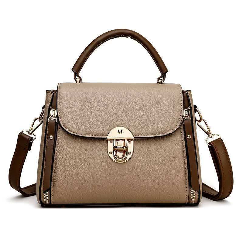 High Quality Leather Kangaroo Handbag (Brown)
